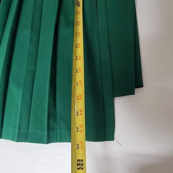 ZARA PLEATED SKIRT WITH BELT - LIMITED EDITION GREEN SIZE XS | 2586/408 - Picture 8 of 13